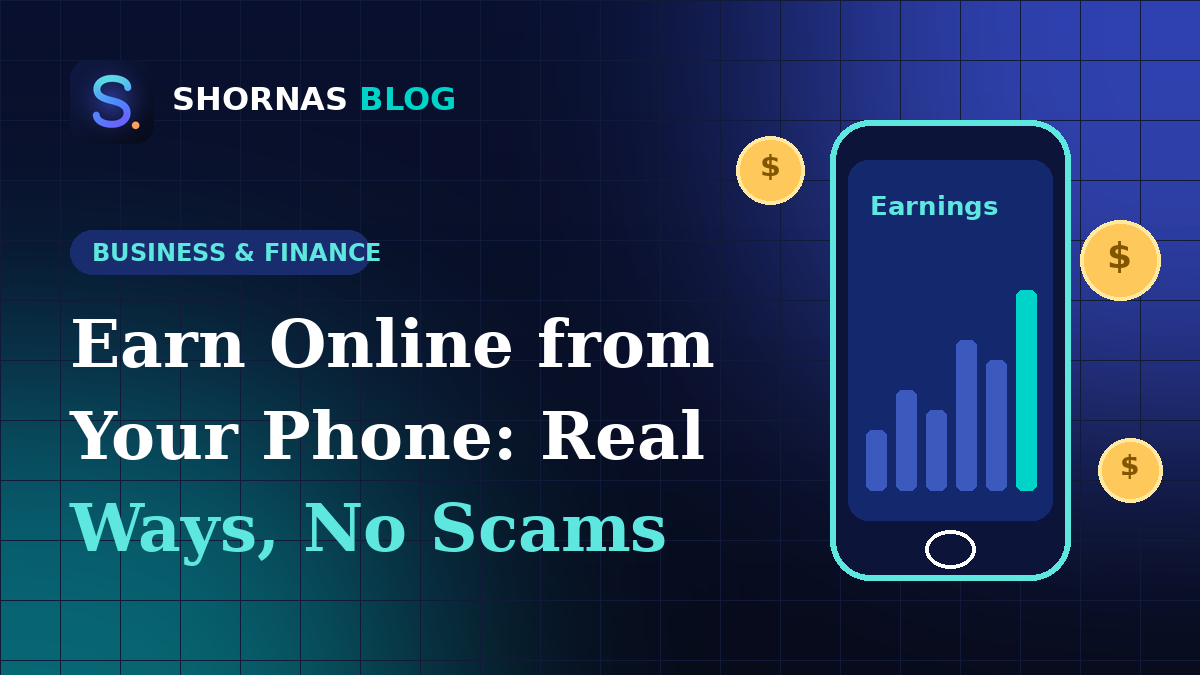 How to Earn Money Online from Your Phone: Real Ways for Beginners (and Scams to Avoid)