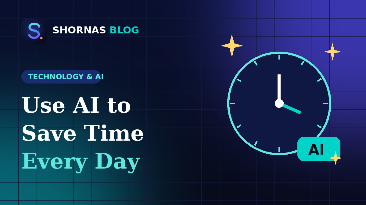 10 Ways to Use AI Every Day to Save Time at Work, School and Home